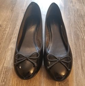 Talbot Black Flat Shoes